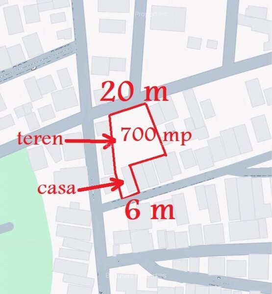 Lacul Tei, teren 710 mp si casa batraneasca toate utilitatile, se accepta Bitcoin.